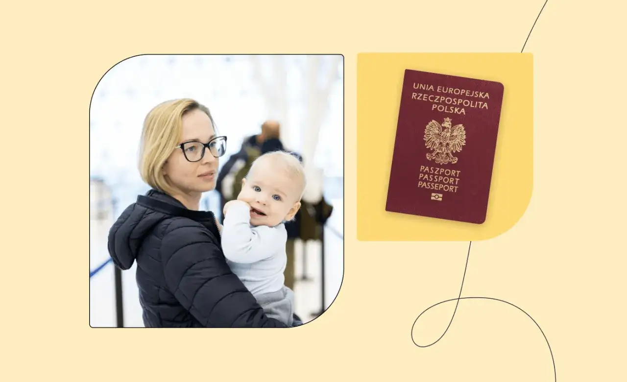 Kobieta z dzieckiem i polski paszport. Dowiedz się, ile jest ważny paszport dla dorosłego, by podróżować bez przeszkód.