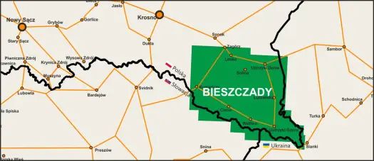 W jakim województwie leżą Bieszczady? Sprawdź lokalizację!